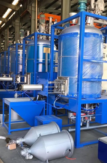 Máy Kích Nở Hạt Nhựa
